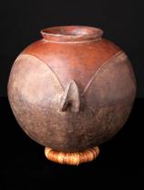 SOLD Terracotta Vessel - Nuna People - Burkina Faso (5102) 2